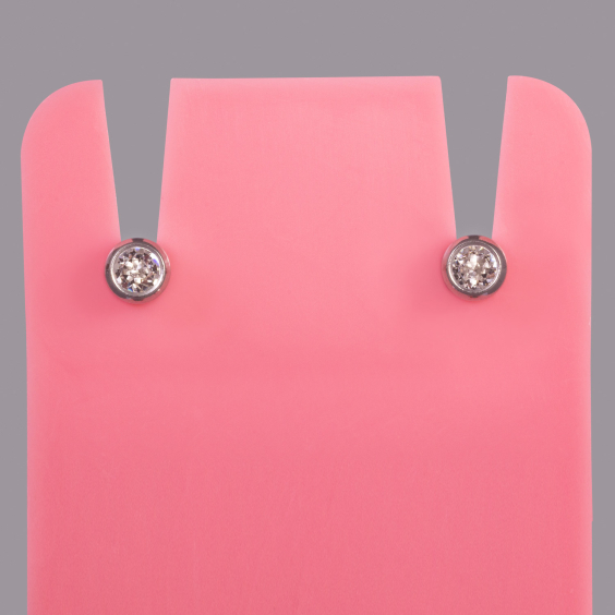 Studex Mini April Crystal Bezel - Stainless Steel