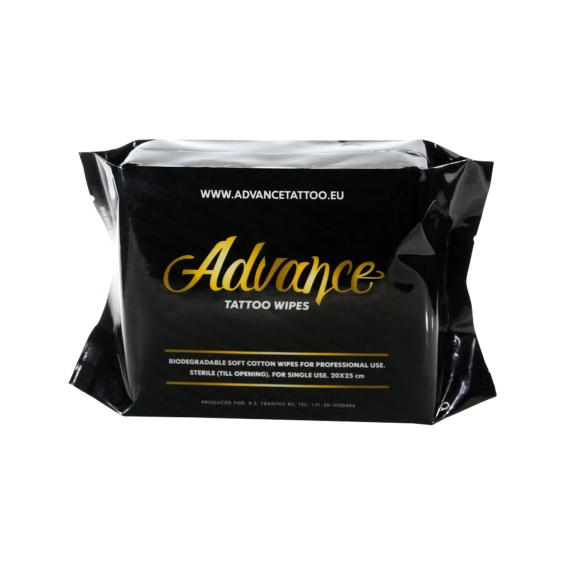 Pack of 20 Advance Tattoo Biodegradable Wipes 135x105x55mm