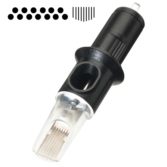 Box of 10 Cheyenne Safety Magnum Soft Edge Needle Cartridges