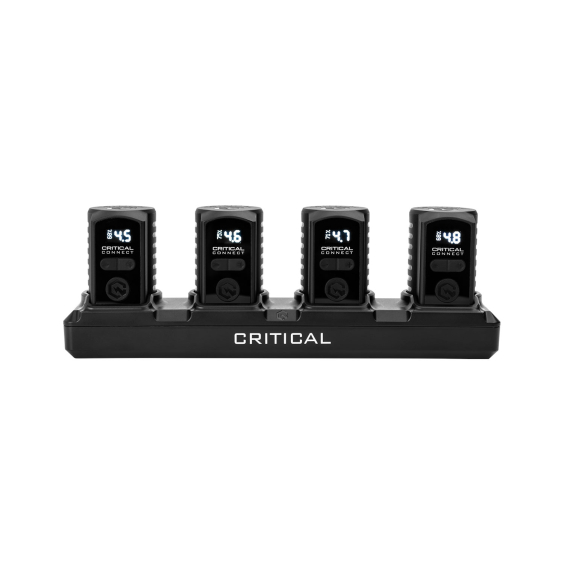 Critical Universal Battery Quad Dock - UK Adapter