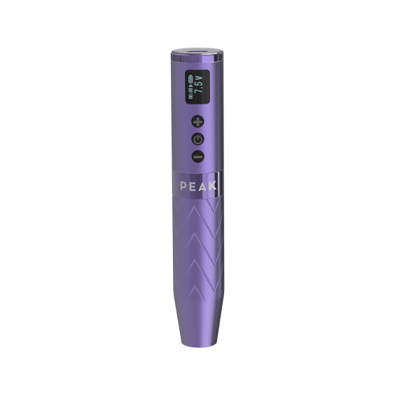 Peak Astra - Wireless Pen PMU Machine with Adjustable Stroke - Purple