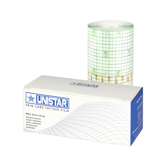 UNISTAR® Tattoo Film Dressing - 15cm x 10m