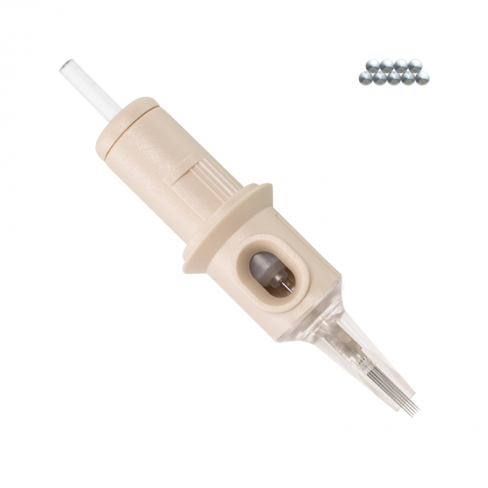 Box of 20 Biotek Universal PMU Cartridges 0.35mm Medium Taper - Soft Magnum - Needle Size 9