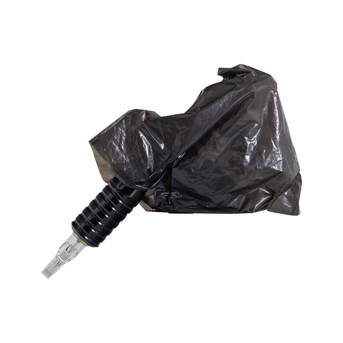 Box of 100 Tat2Green - Black Machine Bags - 130mm x 130mm