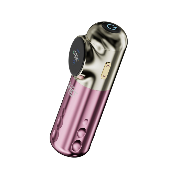Dragonhawk Mast Archer S Tattoo Pen Machine - Gold & Rose - 4.2 mm Stroke