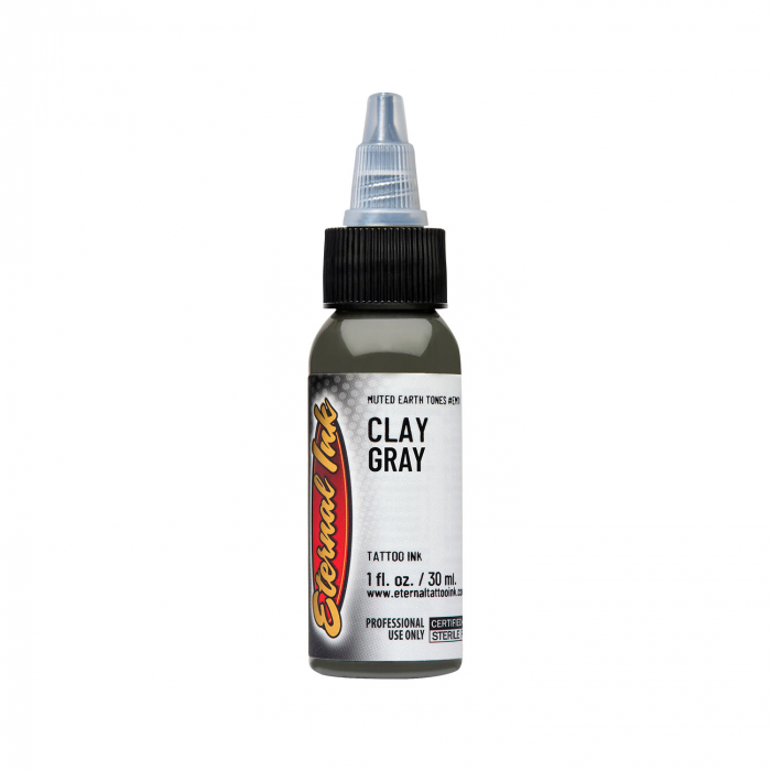 Eternal Ink Muted Earth Tones Clay Gray Tattoo Ink 30ml (1oz)