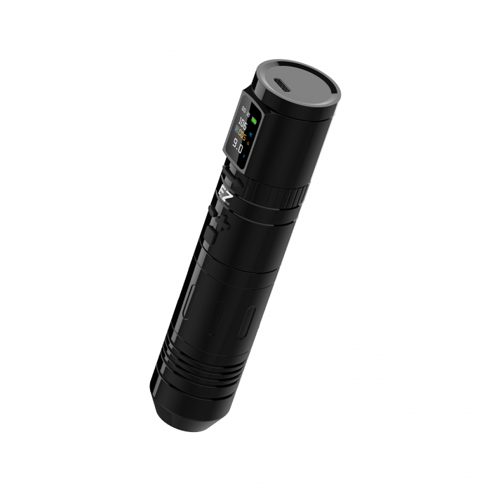 EZ EvoTech Pro Wireless Tattoo Pen with Additional Battery - Black