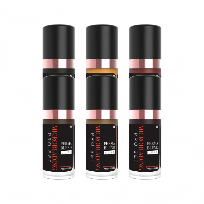 Perma Blend Luxe PMU Ink - Microblading Pro Set - 6x 10ml