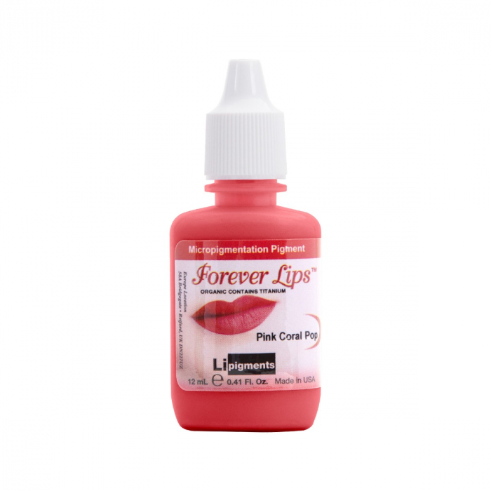 Li Pigments Forever Lips - Pink Coral Pop 12ml