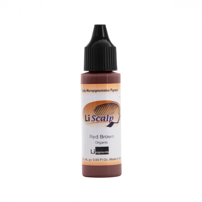 Li Pigments Li Scalp Organic Corrector / Additive - Red Brown 15ml