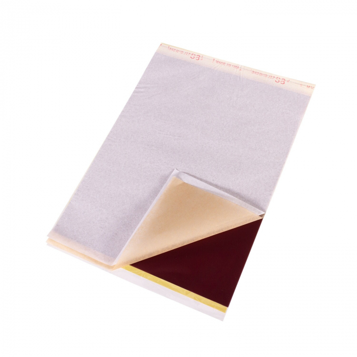 S8 Red Tattoo Stencil Paper 100 Sheets (8.5 x 11