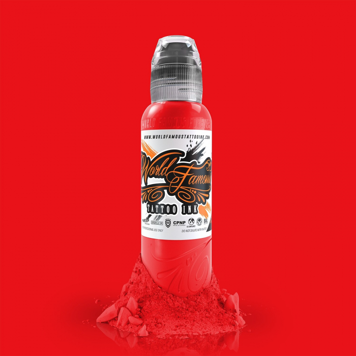 World Famous Ink - Poison Dart Red - 30ml