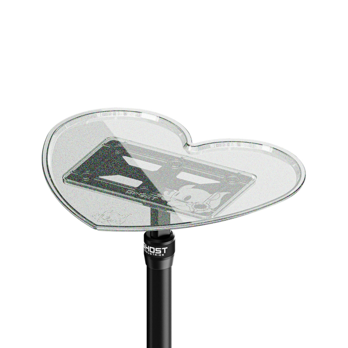 Ghost Heart Glitter Tray Top - Travel Tray Base Full System