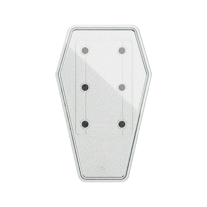 Ghost Coffin Tray Top - Travel Tray Base Full System