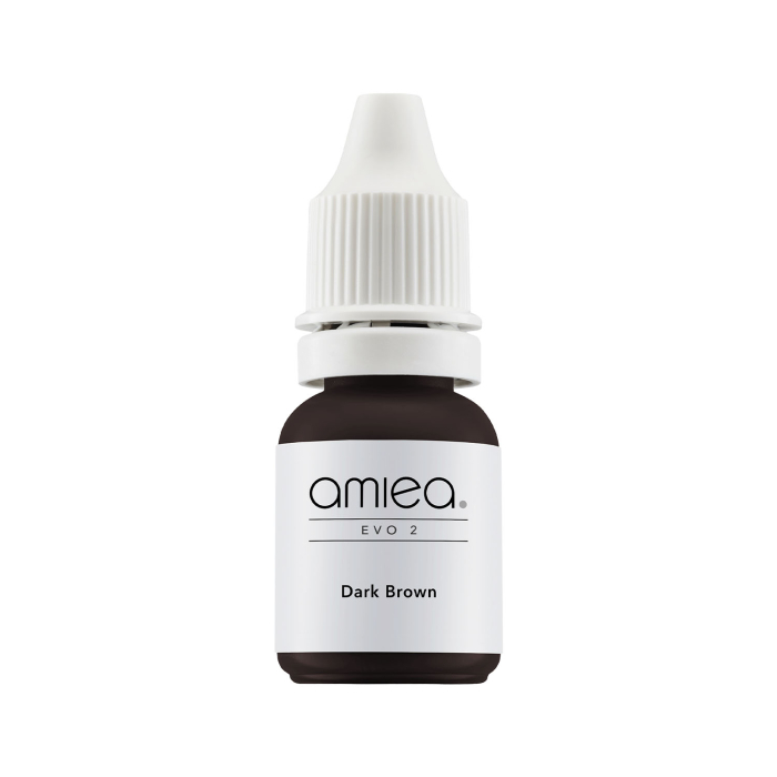 Amiea EVO2 PMU Pigment - Dark Brown 10ml (EU REACH Version)