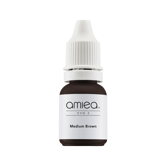 Amiea EVO2 PMU Pigment - Medium Brown 10ml (EU REACH Version)