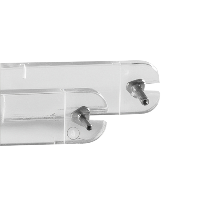 Box of 100 Snaptile Sterile Disposable Triangular Open Piercing Forceps