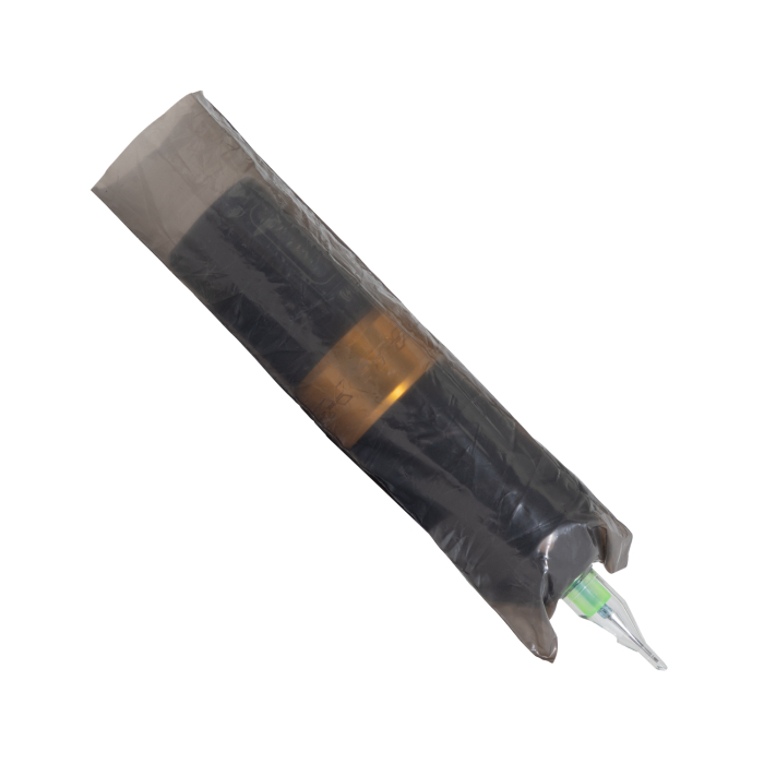 Box of 100 Tat2Green - Black Pen Machine Sleeves