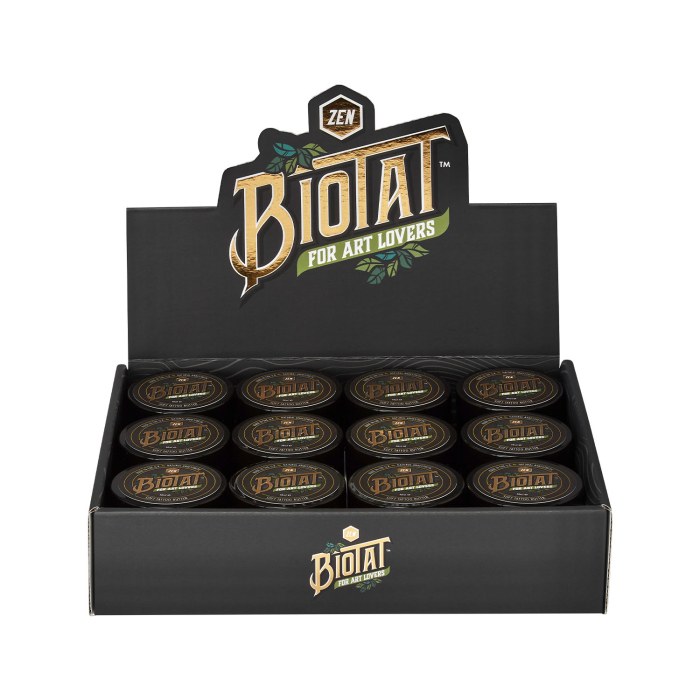 Box of 12 BIOTAT Tattoo Zen Soft Butter 50ml Studio Display