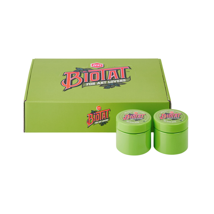 Box of 12 BIOTAT Tattoo Zest Soft Butter 50ml Studio Display
