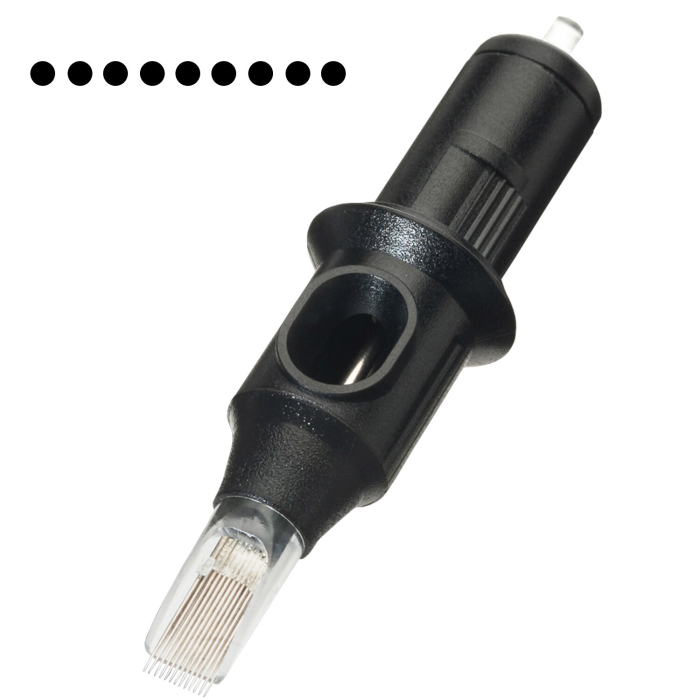 Box of 10 Cheyenne Safety Flat Needle Cartridges