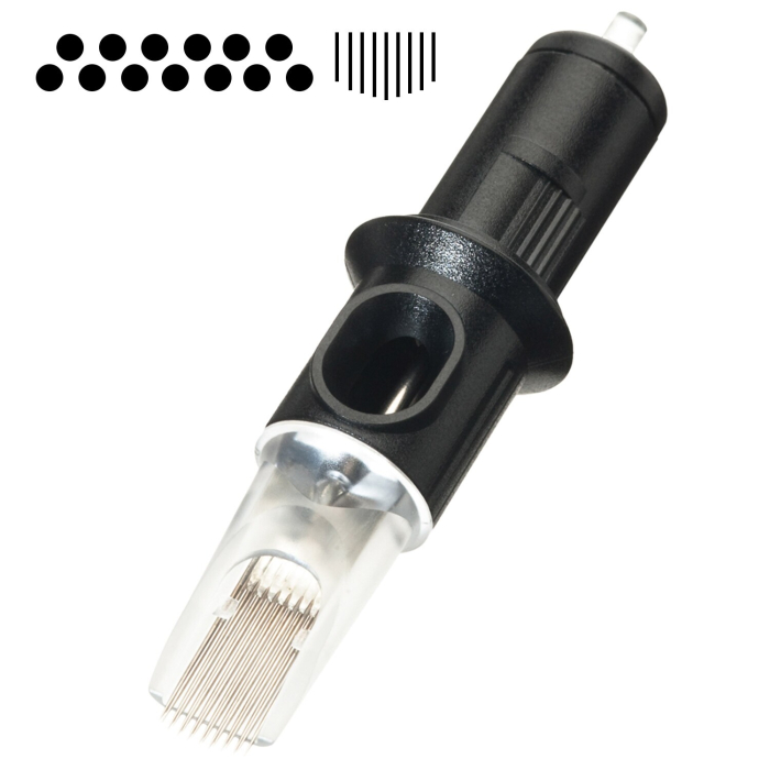 Box of 10 Cheyenne Safety Magnum Soft Edge Needle Cartridges