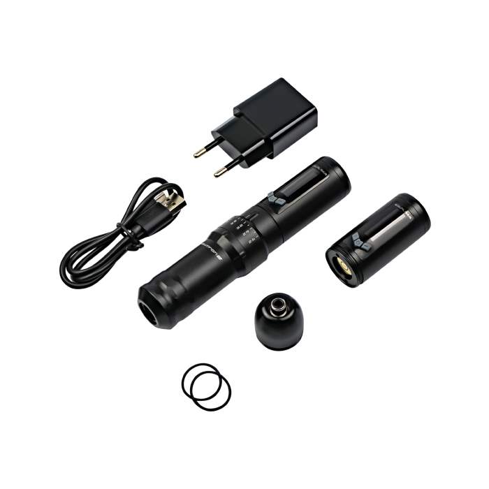 Equaliser Neutron 2 Wireless Tattoo Pen - Black - Adjustable
