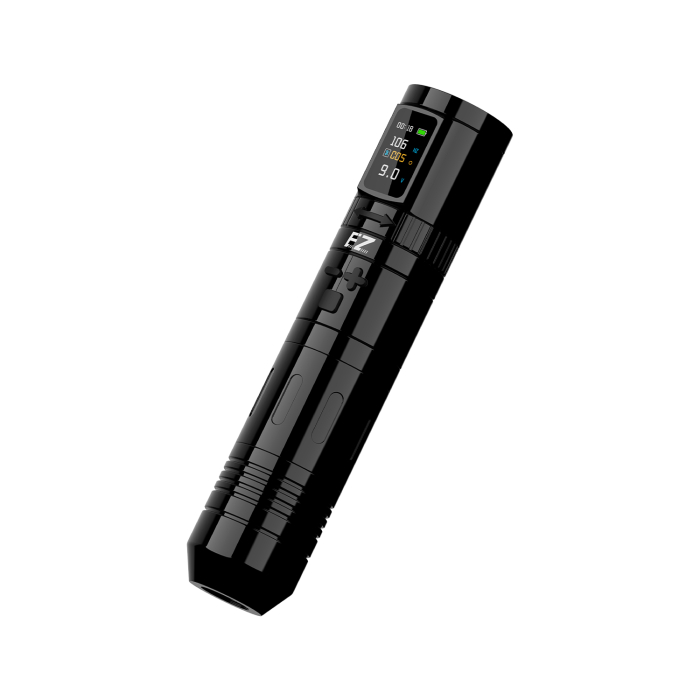 EZ EvoTech Pro Wireless Tattoo Pen with Additional Battery - Black