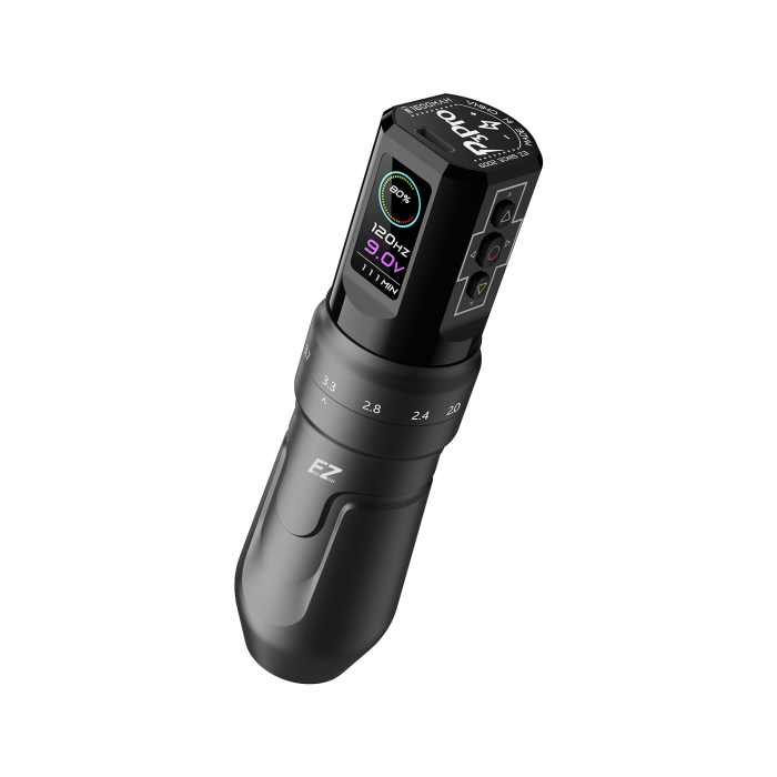 REFURBISHED - EZ P3 Pro Wireless Tattoo Pen - Black