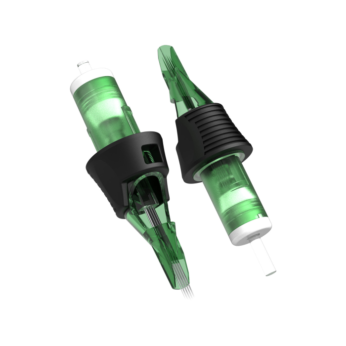 Box of 20 Ghost HEX Needle Cartridges Bugpin - Magnum Long Taper