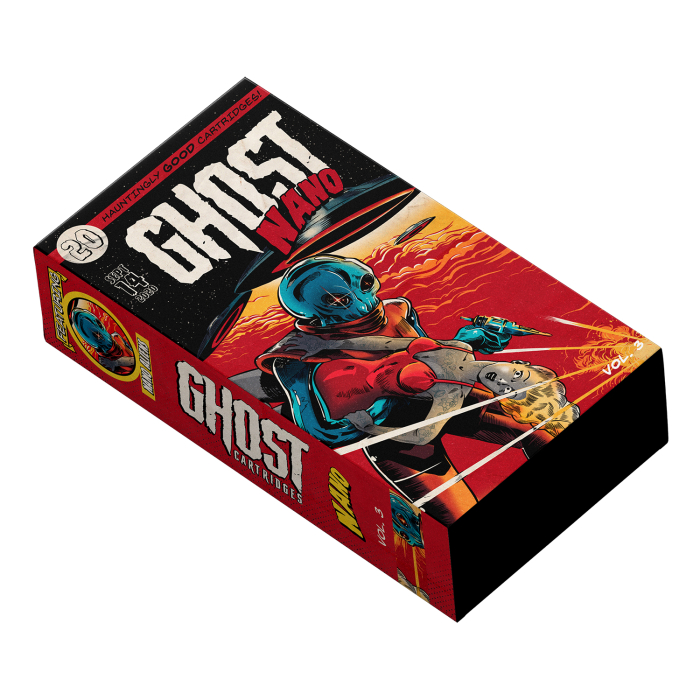 Box of 20 Ghost Nano Needle Cartridges Round Liner Long Taper