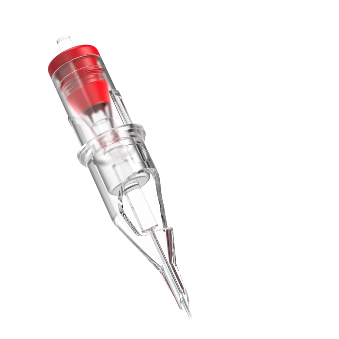 Box of 20 Ghost Nano Needle Cartridges Round Shader Long Taper