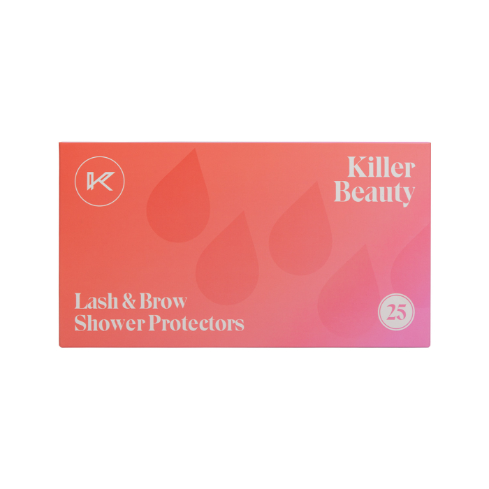 Box of 25 Killer Beauty Lash Brow Shower Protectors
