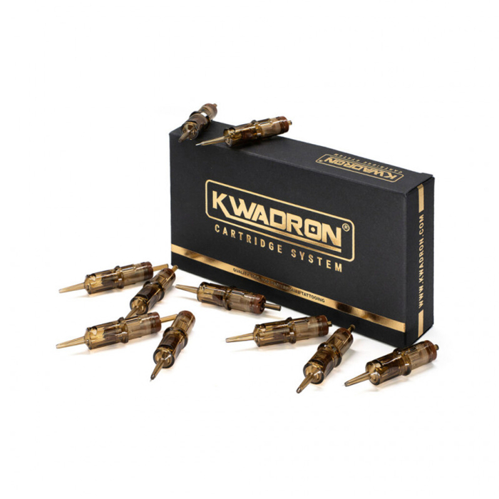 Box of 20 Kwadron Hybrid System Cartridges Long Taper - Round Shader