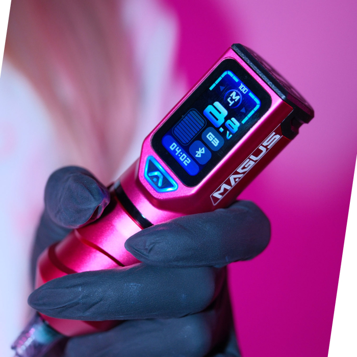Magus Wireless Tattoo Machine - Pink