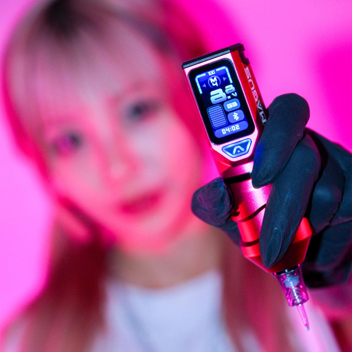 Magus Wireless Tattoo Machine - Pink