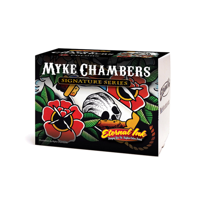 Complete Set of 12 Eternal Ink - Myke Chambers Set  - 30ml