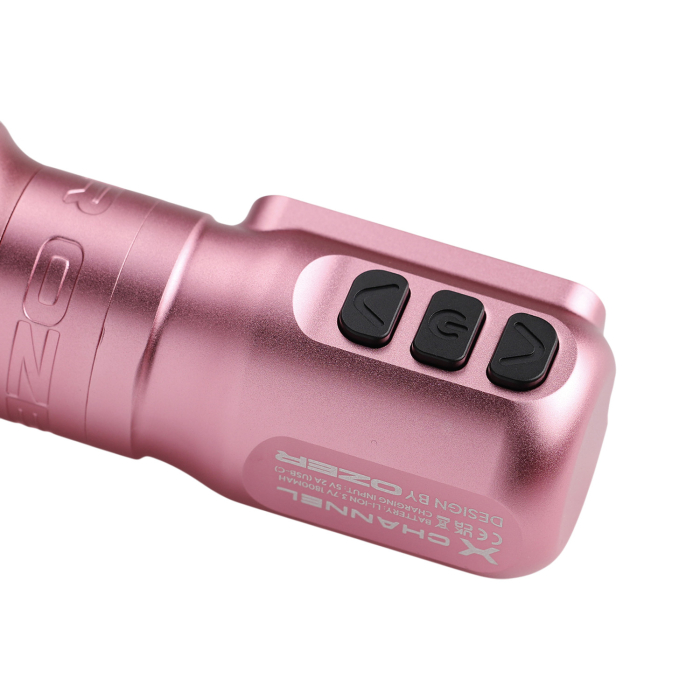 Ozer X Channel Wireless Tattoo Machine - Pink