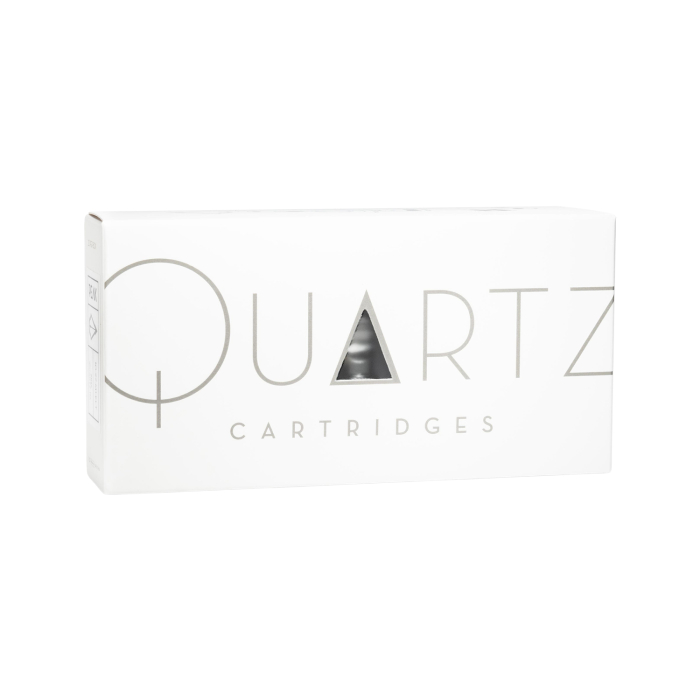 Box of 20 Peak Quartz Cartridges - Round Shader Short Taper (2mm)