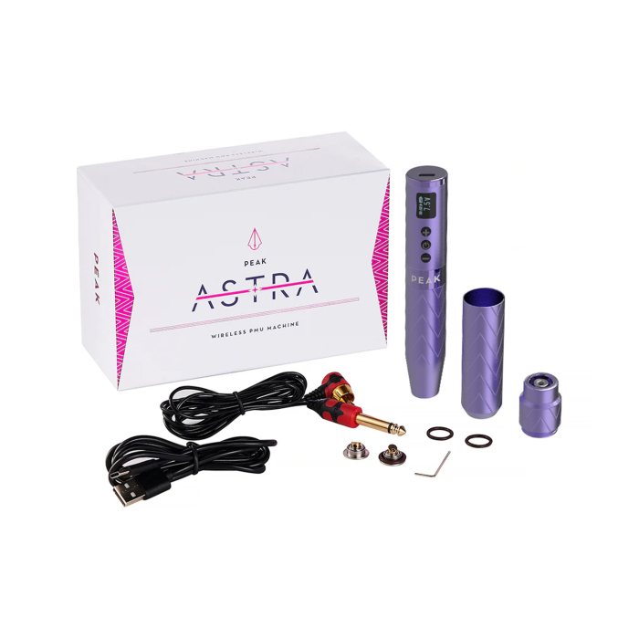 Peak Astra - Wireless Pen PMU Machine with 2 Batteries - Purple