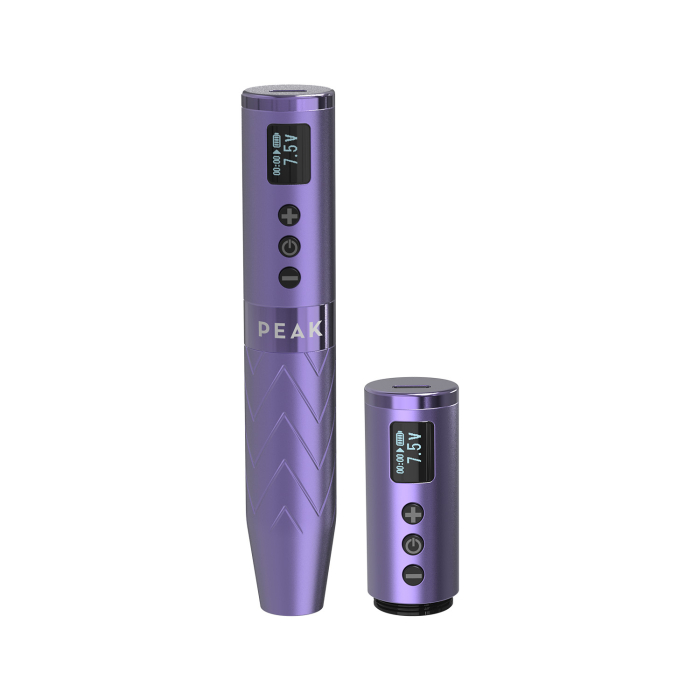 Peak Astra - Wireless Pen PMU Machine with 2 Batteries - Purple