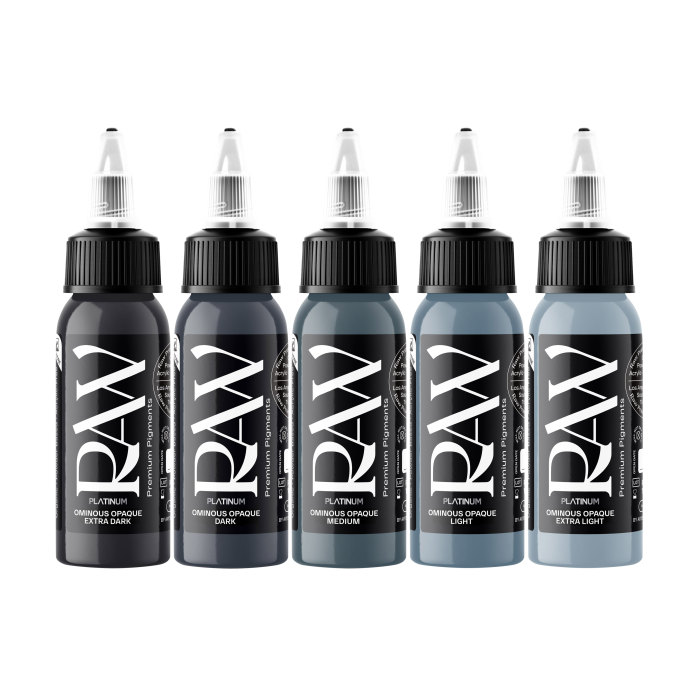 Raw Ink - Dom Brown Ominous Opaques Set - 5x 30ml