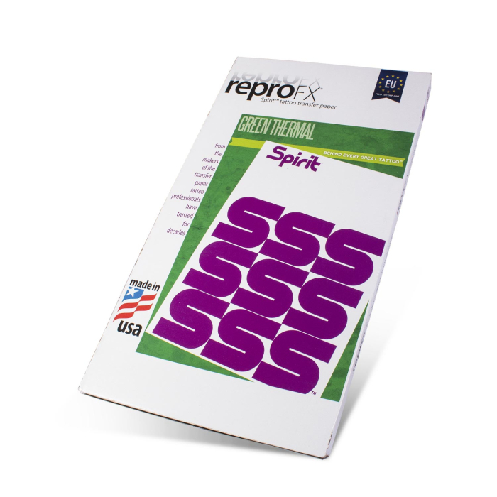 ReproFX Spirit Green - Box of 100 Thermal Copier Hectograph Paper (8.5 x 14