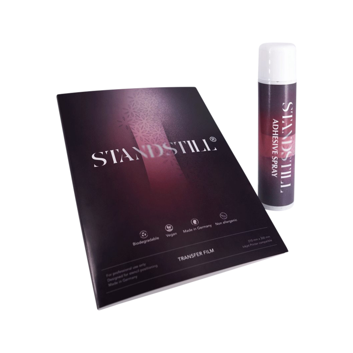 ROAD ONLY - Box of 25 StandStill Transfer Film and Adhesive Stencil Spray