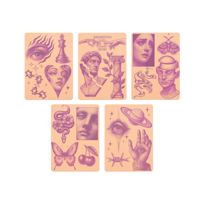 Set of 5 Stencil Skins® Pre-printed Designs - Extra Soft