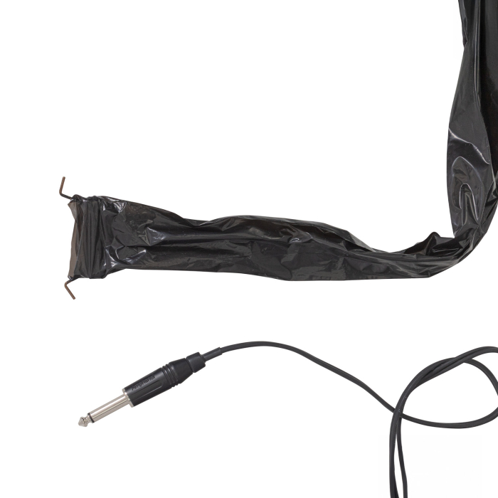 Tat2Green - Black Clip Cord Sleeves Roll Uncut - 250m x 50mm