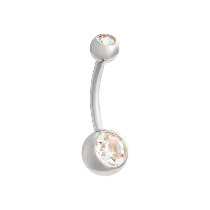 Tilum Jewelled Titanium Belly Button Ring