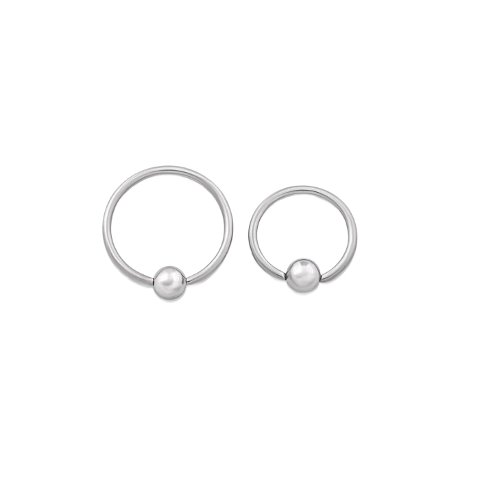 Tilum Titanium Snap-Fit Captive Bead Ring