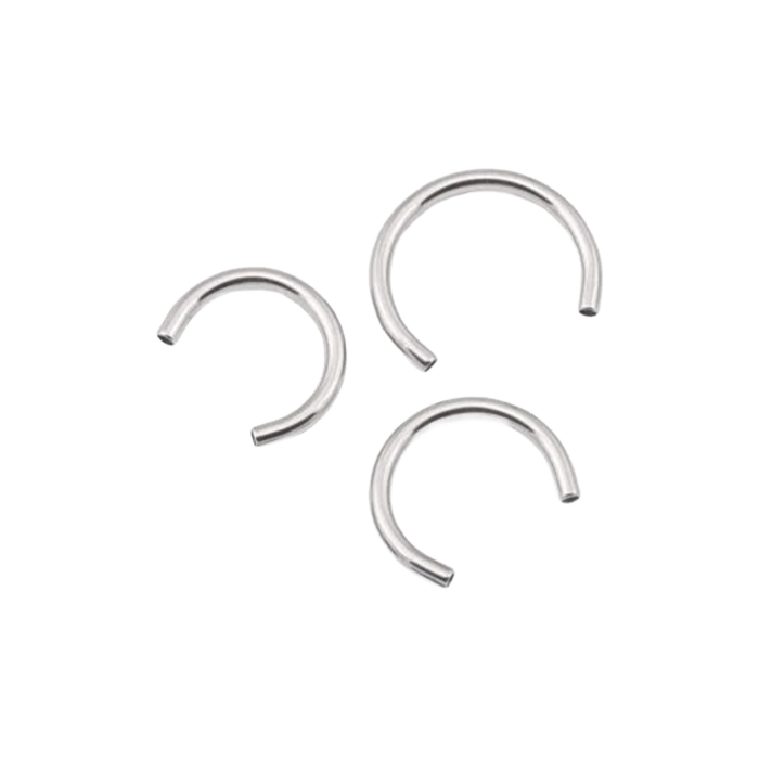 Tilum Titanium Circular Barbell Post with Internal Threading