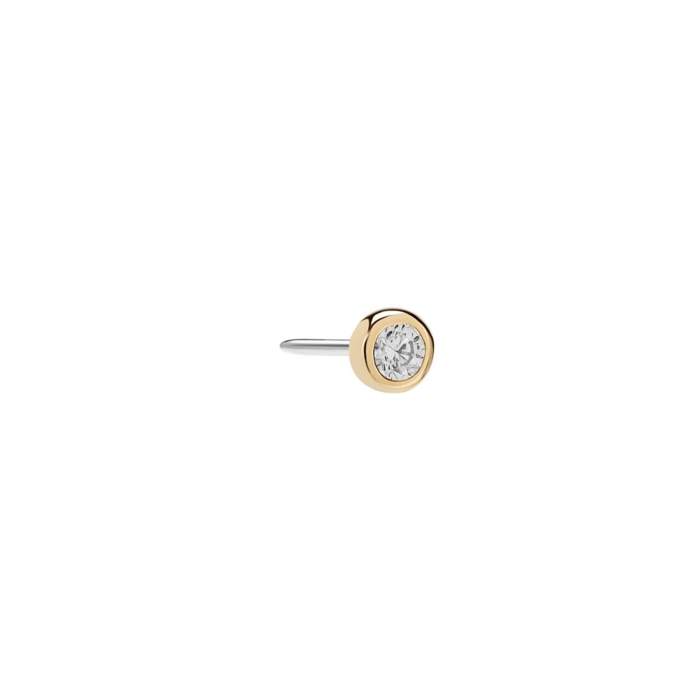 Tilum 14kt Gold Circle Threadless Top